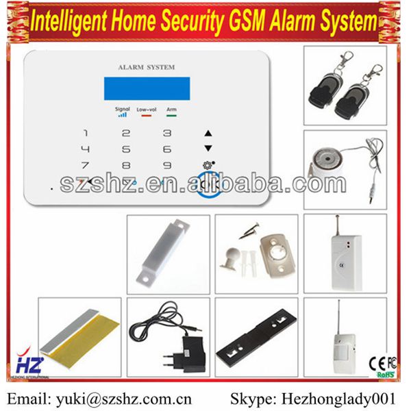 GSM-X6 quality GSM Alarm System Email: yuki@szshz.com.cn
