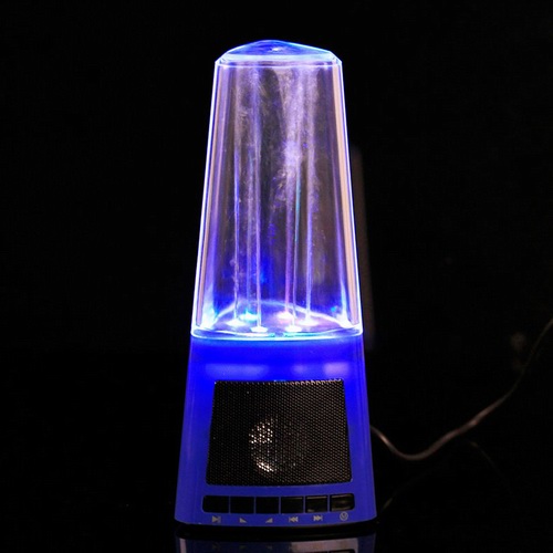 Water dancing speaker with USB slot