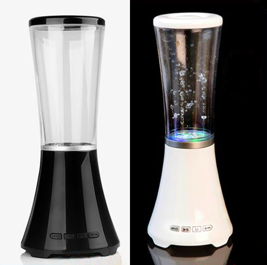 Water dancing bluetooth speaker with FM radio