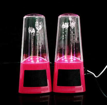 Water Dancing Computer Speaker Pair Piece