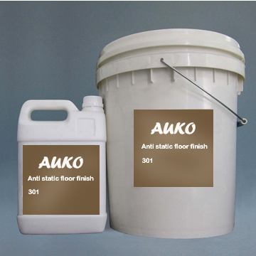 PVC mat static dissipative floor finish