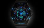 EL Backlight Multifunction Sport Watch 5 ATM , Man Digital Watch