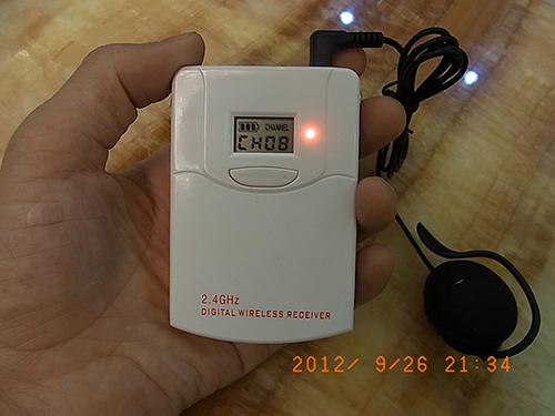 Wireless Audio Tour Guide System/Professional belt-pack transceiver