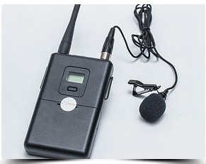 8 channel rechargeable Tour Guide transmitter with headset microphone WUS068T
