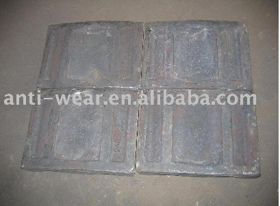 High Cr iron Boltless Shell Liners 