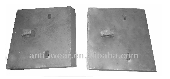 Cr18 Feed Chute Liner Castings with Hardness More Than HRC57