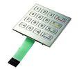 Square stainless Metal pinpad for ATM and kiosk with interface USB,PS/2 and RS232