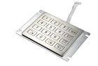 20 Keys Metal stainless Pinpad for ATM and kiosk with interface USB,PS/2 and RS232