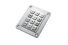 Waterproof metal pinpad for ATM and kiosk with interface USB,PS/2 and RS232