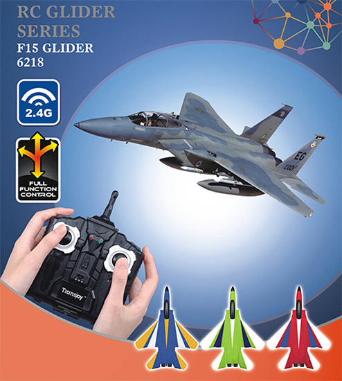 2.4G 2CH RC Glider airpane F15 ,