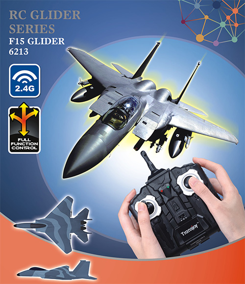 2.4G 2CH R/C Glider Airplane F15