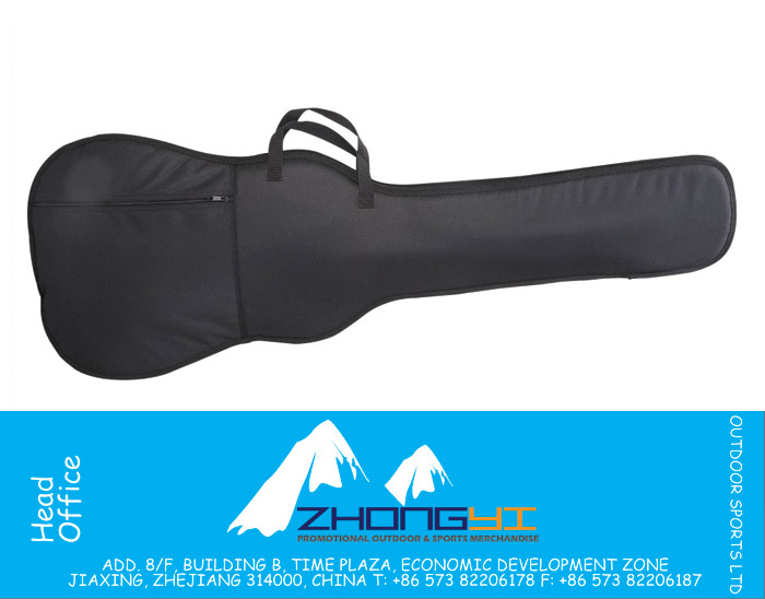 600 Denier polyester economy bass guitar gig bag 