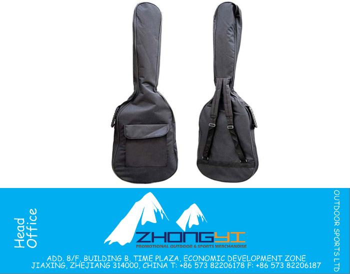 Double Straps Padded Electric Bass Guitar Soft Case 