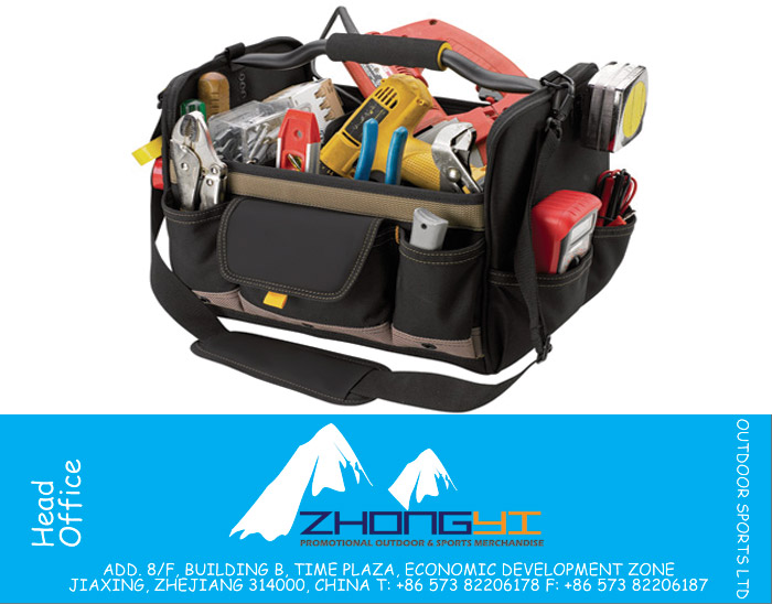 21 Pocket Open Top Soft Sided Tool Box