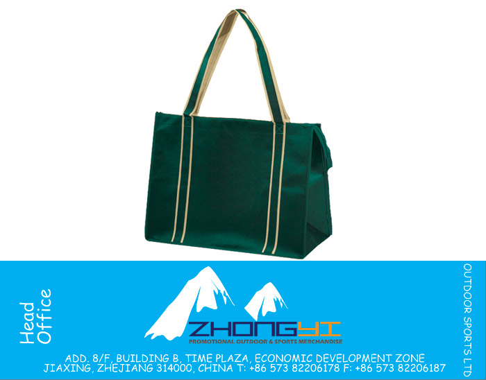 Zippered Non-Woven Tote Bag 
