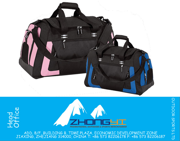 Colorblock Sport Duffel Carry On Bag 