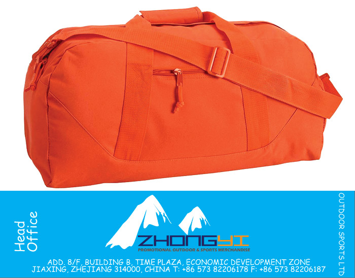 Large Square Utility Recycled Fiber Duffel Bag