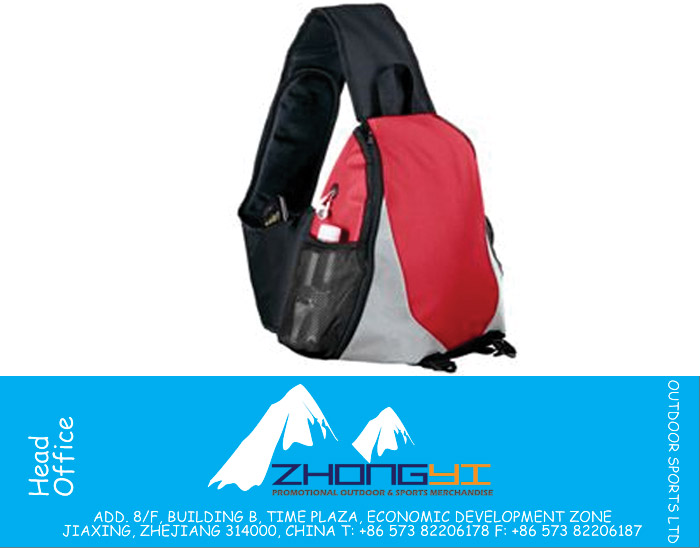 Shiny Texture Sling Messenger Bag / Backpack