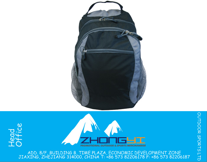 Campus Backpack with Two Large Mesh Accessory Holders