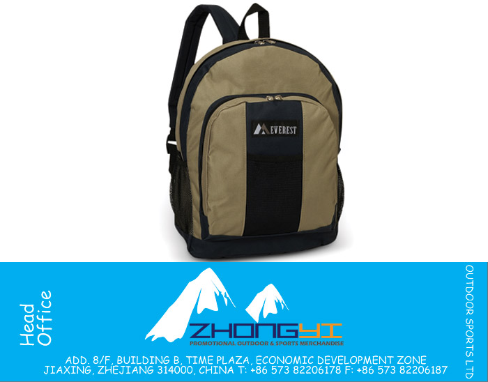 Backpack for School with Front and Side Pockets