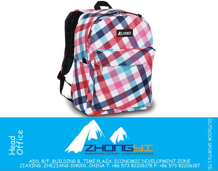 Stylish Pattern Printed Backpack Book Bag
