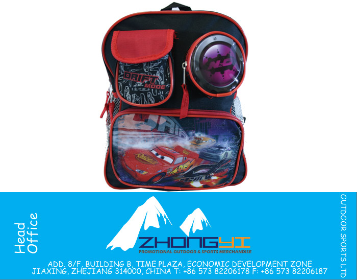 Disney Pixar Mini Cars Toddler Size Backpack 