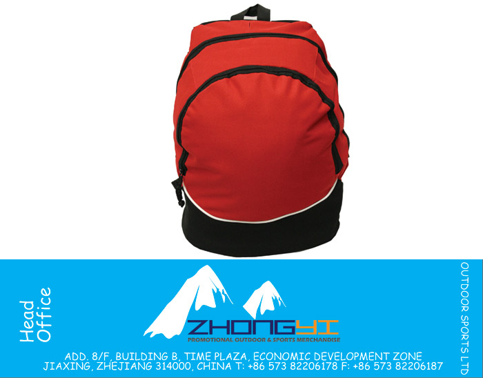 Tri-Color Classic Daypack Backpack