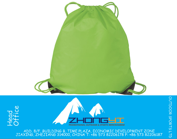 Basic Cinch Pack Drawstring Bag Backpack