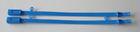 Blue PE Material Plastic Security Seals For Roadway Containers / Trucks / Boxes / Banks