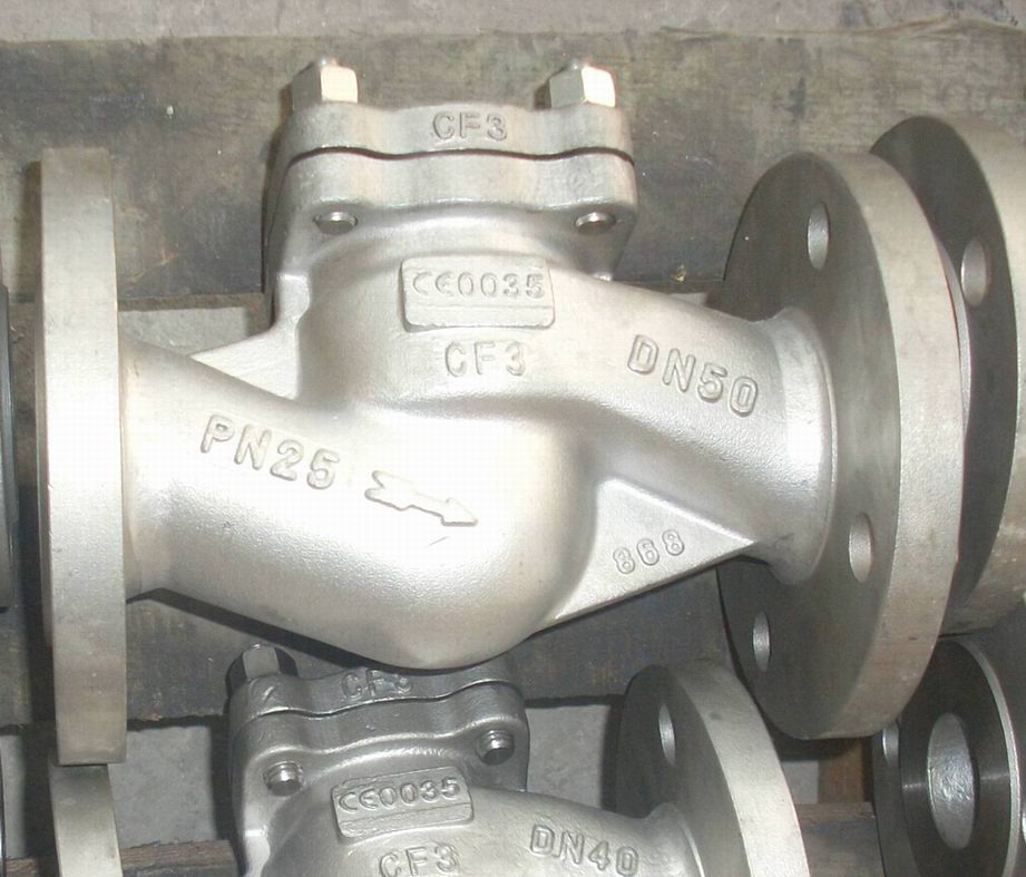 DIN lift check valve