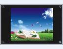 Ultra thin 26 & quot; LCD AD Player , TFT Mounted LCD Advertising Monitor