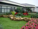 DEQZ4014DF1,11600Dtex Green Garden Artificial Grass 40mm for Landscaping, Gauge 3/8