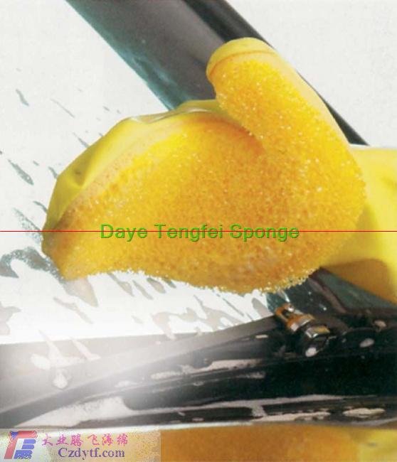 seal sponge adhesive sponge gloves for car-washing 