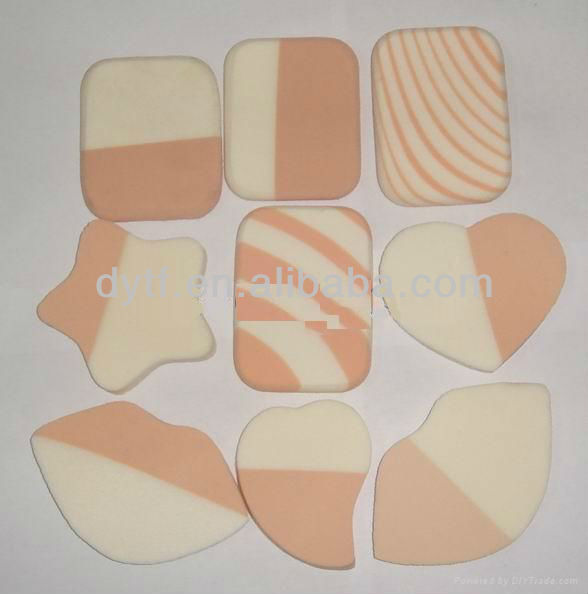 face brush sponge/facial sponge/make up sponge/pink facial sponge 