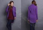 Womens Cardigan Sweaters Solid Color Shawl Collar Long Sleeve
