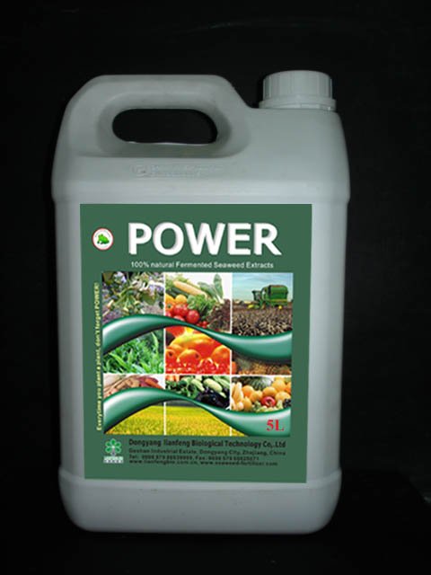 Fermented brown seaweed extract liquid organic biological Fertilizer