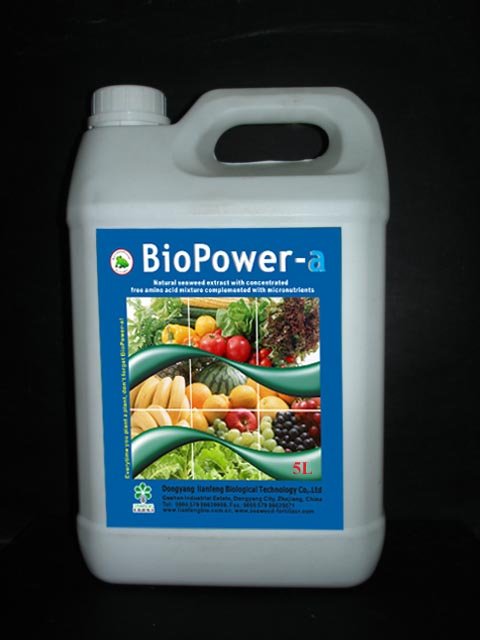BioPower-a& quot; Bio liquid compound amino acid organic fertilizer seaweed based fertilizer
