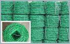 Electro Soft PVC Coated Barbed Wire Netting With Double Strand Galvanized Material