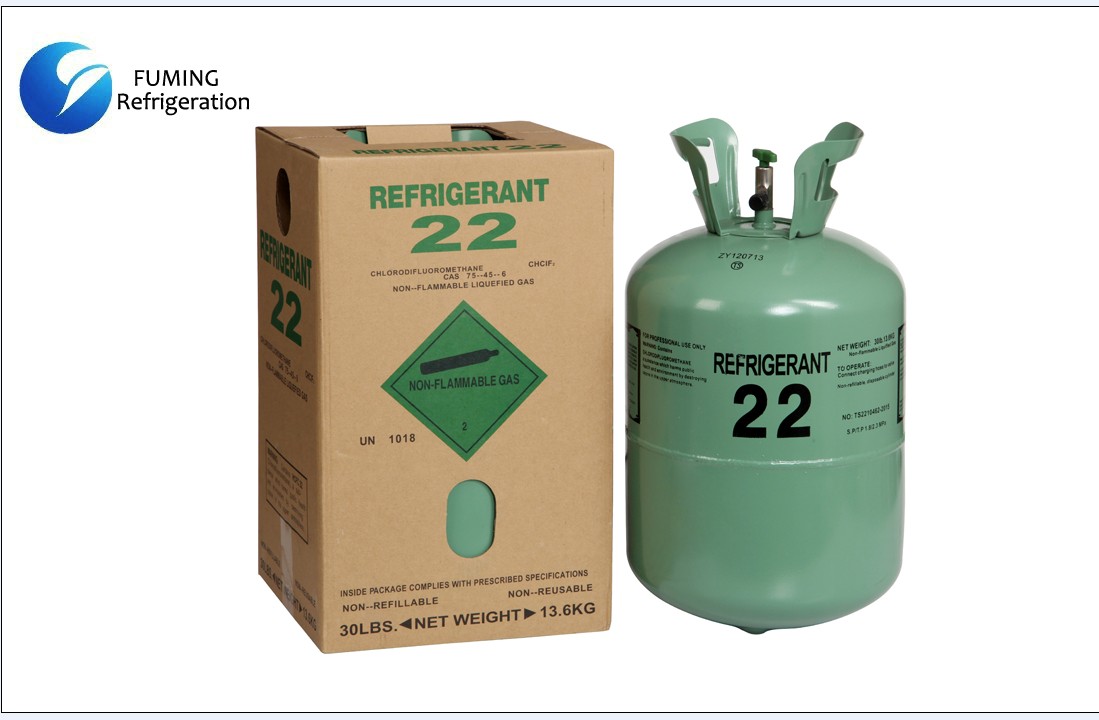 30LB Disposable Cylinder R22 Refrigerant Gas 75-45-6 / Residential AC Refrigerant