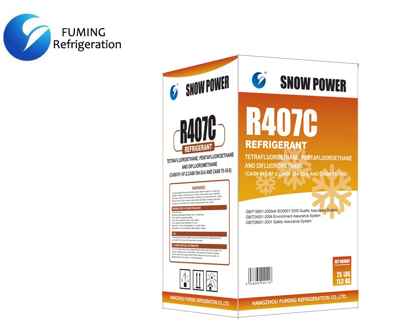 R22 Replacement OEM Auto R407C Refrigerant Gas Mixed 3340 , Air Gas Refrigerants