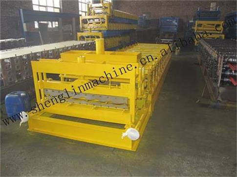 Haide 1100 glazed roll forming machine