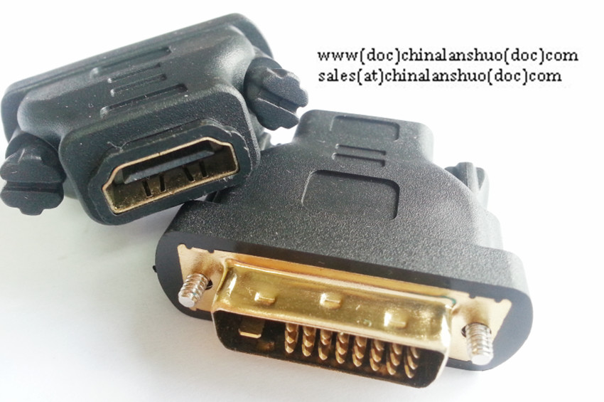 DVI(24+1) male to HDMI female adaptor 