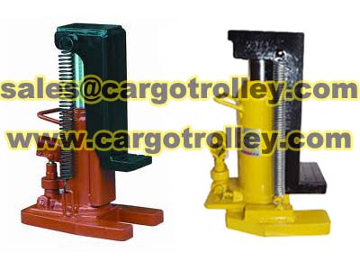 Hydraulic toe jack price list