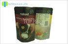500g Matte Printed Stand Up Food Pouches , Soup Nylon Zipper Pouch Packaging