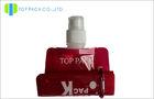 Gravure Printing Stand Up Pouches With Spout , Washing Liquid Packaging Bag