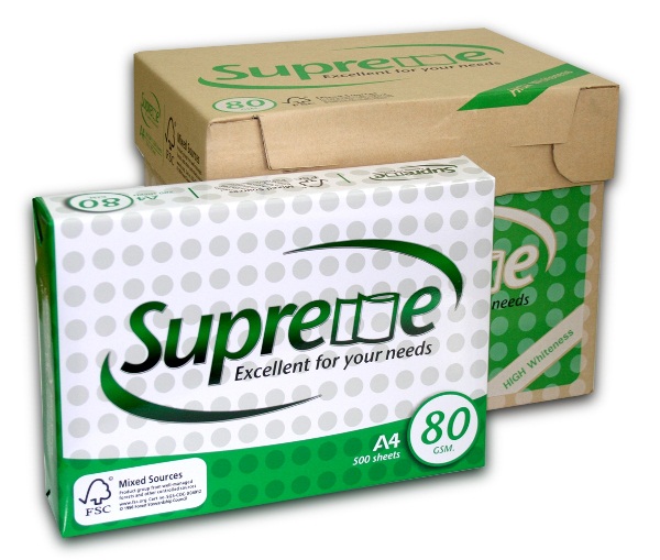 Supreme Excellent A4 Copy Paper 80gsm/75gsm/70gsm 