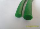 6mm Diameter green rough round cord polyurethane round belt for transmission