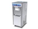 Soft Serve Floor Model 3 Flavors Ice Cream Making Machine, Single Phase Automatic Frozen Yogurt Mach