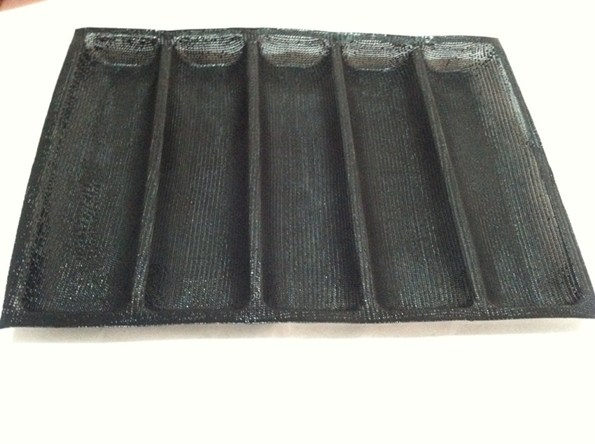 5 rolls heat resistant silicone bread baking mold