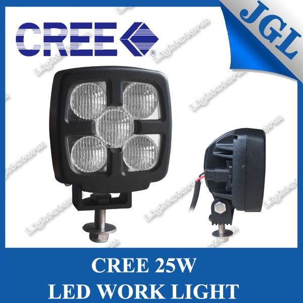 IP68 9-80V CREE 25W Heavy Duty LED Work Light
